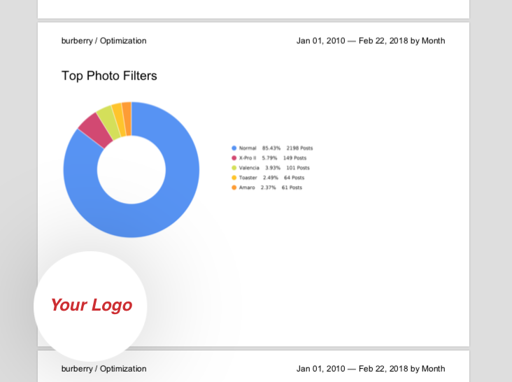 Instagram Analytics for Agencies: Branded export for reports